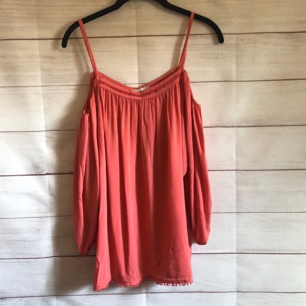 Mavi Lemore Off Shoulder Top Coral XS NWT Stitch Fix